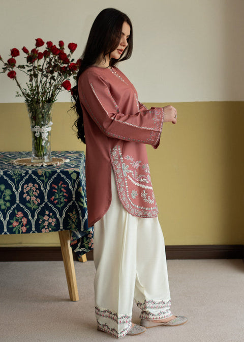 URGE - 2PC LAWN EMBROIDERED SHIRT AND EMBROIDERED TROUSER - ZARIF