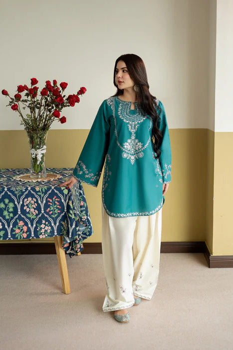 URGE - 2PC LAWN EMBROIDERED SHIRT AND EMBROIDERED TROUSER - ILAYDA