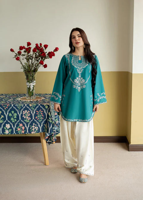 URGE - 2PC LAWN EMBROIDERED SHIRT AND EMBROIDERED TROUSER - ILAYDA