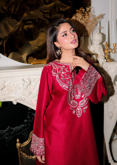 URGE - 2PC LAWN EMBROIDERED SHIRT AND EMBROIDERED TROUSER - KPR 15