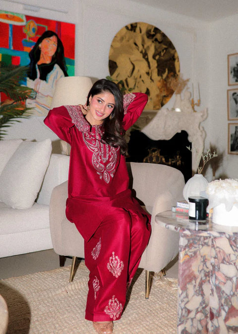 URGE - 2PC LAWN EMBROIDERED SHIRT AND EMBROIDERED TROUSER - KPR 15