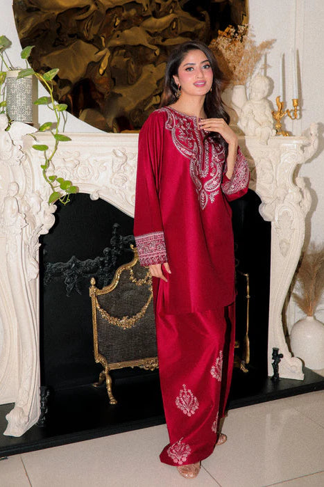 URGE - 2PC LAWN EMBROIDERED SHIRT AND EMBROIDERED TROUSER - KPR 15
