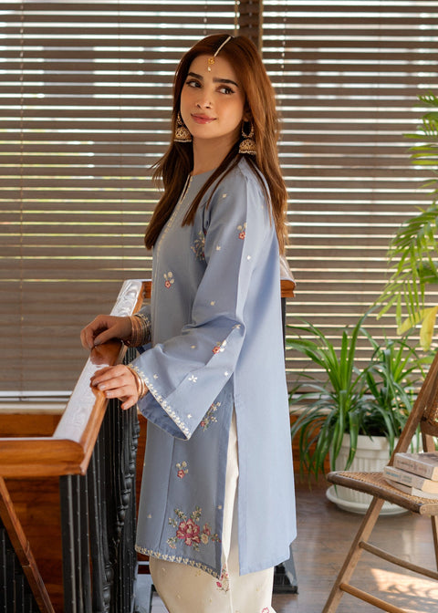 URGE - 2PC LAWN EMBROIDERED SHIRT AND EMBROIDERED TROUSER - AQR
