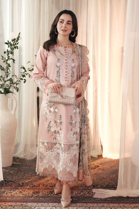 JADE - 3PC LAWN EMBROIDERED SHIRT WITH CHIFFON PRINTED DUPATTA AND TROUSER - KPR 2254