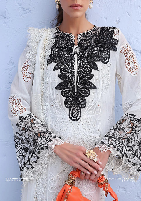 Maria b - 3 Piece Embroidered Paper Lawn Suit | DS-2505-A
