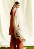 ZARA SHAH JAHAN - 3PC DHANAK EMBROIDERED SHIRT WITH DIAMOND PRINTED DUPATTA AND TROUSER - KPR1952