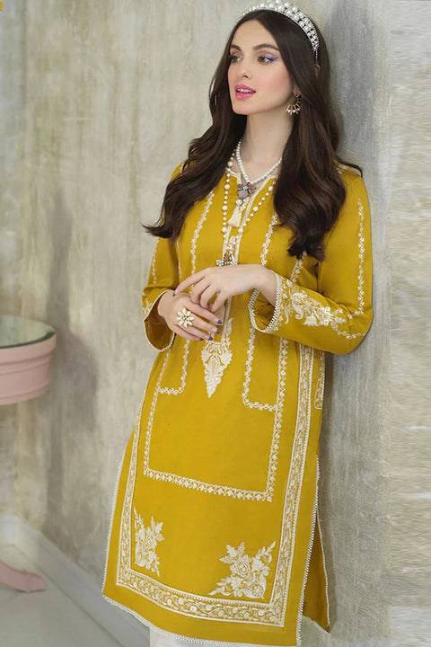 ASIM JOFA- 3PC LAWN EMBROIDERED SHIRT WITH PRINTED AND TROUSER -Y12