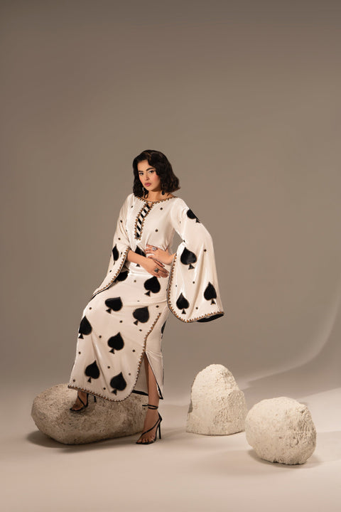 Flayers - 3-piece embroidered silk suit - (Spade Queen)