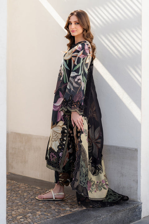 BAROQUE -3 Piece Unstitched Embroidered Lawn Suit | SF-4090