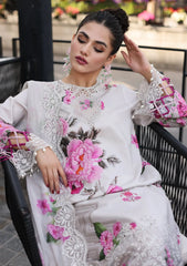 CHARIZMA  - 3PC SILK EMBROIDERED SHIRT WITH SILKD EMBROIDERED DUPATTA AND TROUSER - KPR-22