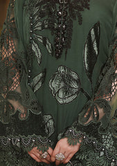 MARIA B - 3 Piece Unstitched Embroidered Chiffon Suit :MPC-26-D7