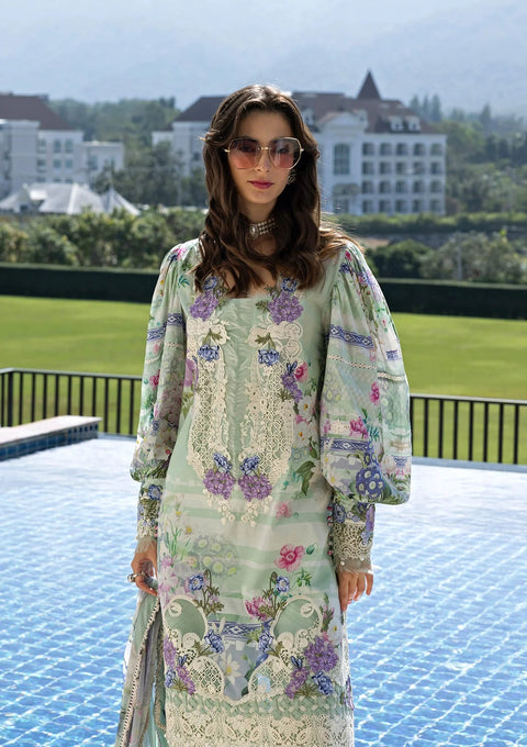 ELAF - 3 Piece Unstitched Embroidered Lawn Suit ESA-6B
