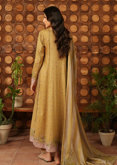 IZNIK - 3 Piece Unstitched Embroidered Lawn Suit : IPF#04