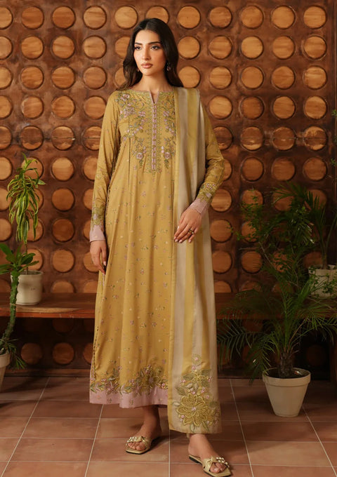 IZNIK - 3 Piece Unstitched Embroidered Lawn Suit : IPF#04