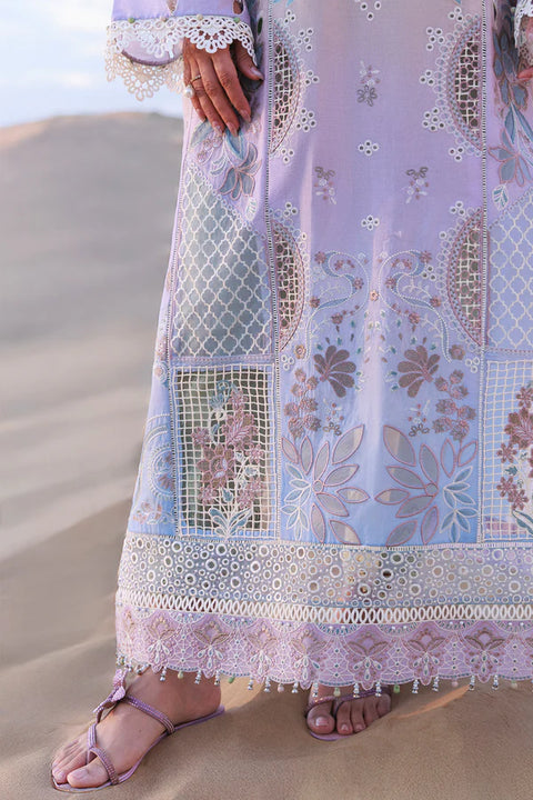 Nureh - Amaris Emelfie NE-228 - Luxury Lawn Embroidered Unstitched 3 Piece