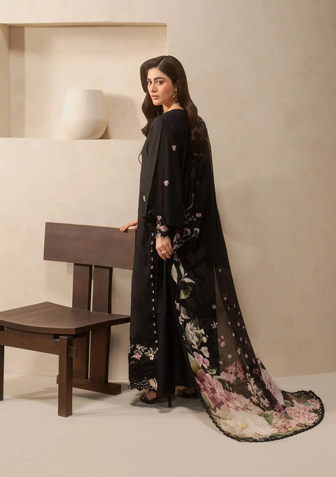 Elaf Premium - 3-piece luxury unstiched embroidered dress- (EHC-5A)