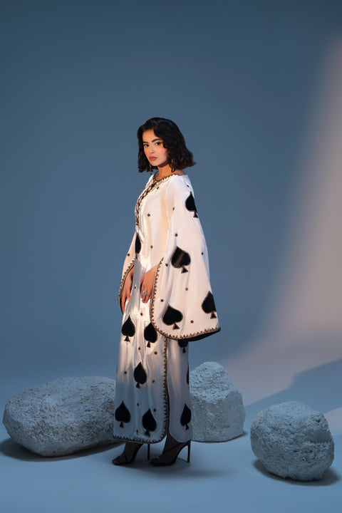 Flayers - 3-piece embroidered silk suit - (Spade Queen)