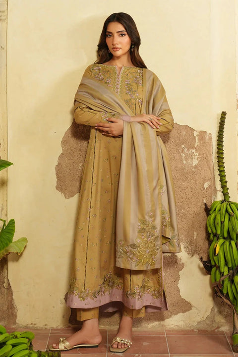 IZNIK - 3 Piece Unstitched Embroidered Lawn Suit : IPF#04
