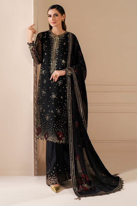 JAZMIN - 3PC CHIFFON EMBROIDERED WITH EMBROIDERED DUPATTA -UC-3070