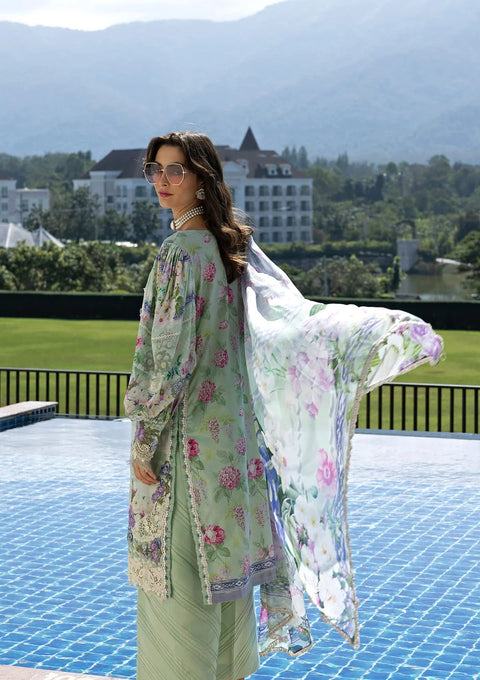 ELAF - 3 Piece Unstitched Embroidered Lawn Suit ESA-6B