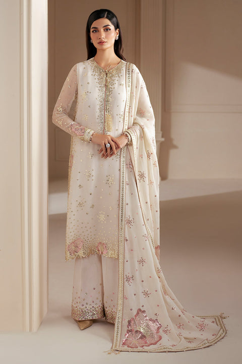 JAZMIN - 3PC CHIFFON EMBROIDERED WITH EMBROIDERED DUPATTA -UC-3069