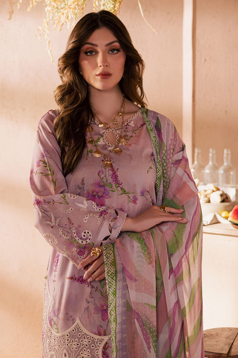 Nureh Luxury Lawn Embroidered 3 Pc Unstitched Collection NP-648