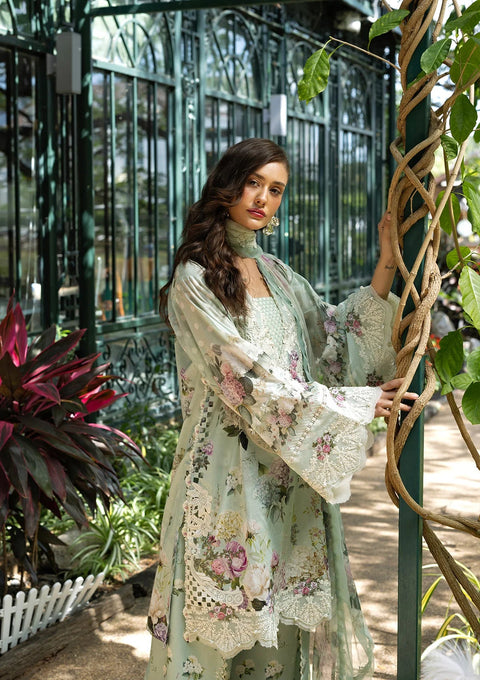 Elaf Premium Lawn Embroidered 3 Piece Unstitched - ESA-4B