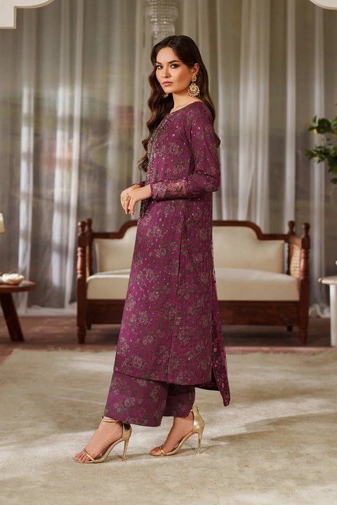IZNIK - 3 Piece Unstitched Embroidered Lawn Suit : UE-538