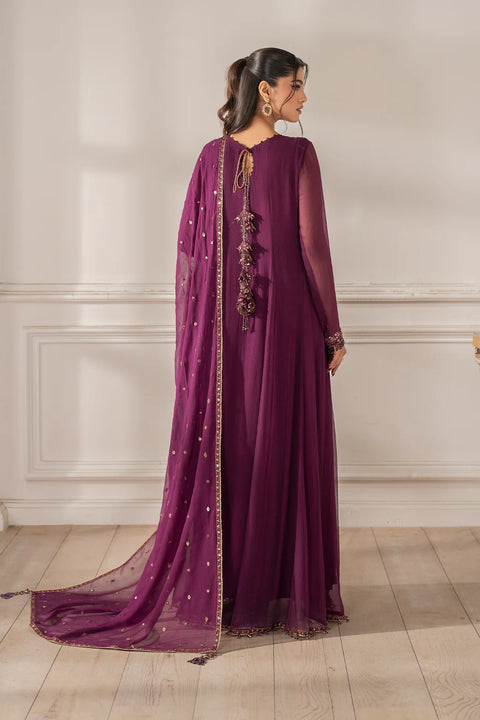 IZNIK 3pc Unstitched EMBROIDERED CHIFFONUE-480