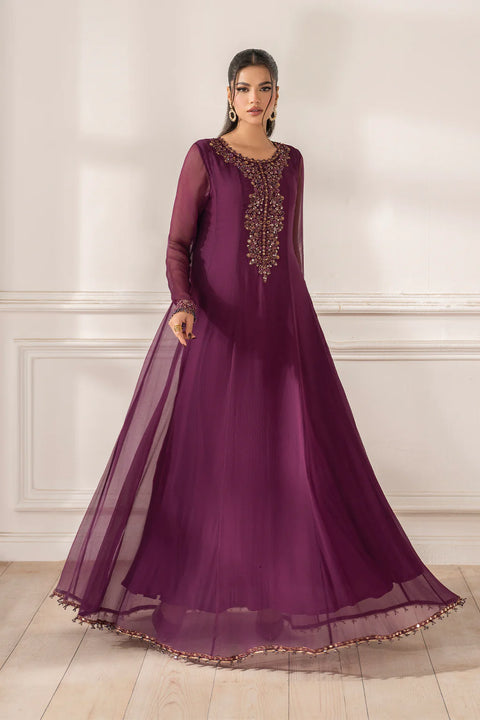 IZNIK 3pc Unstitched EMBROIDERED CHIFFONUE-480