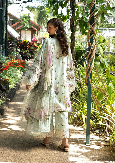 Elaf Premium Lawn Embroidered 3 Piece Unstitched - ESA-4B