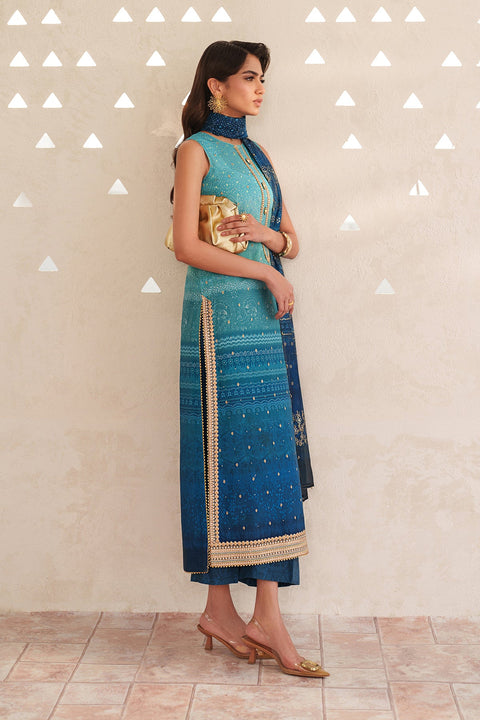 BAROQUE - Luxury Lawn 3 Piece Unstitched - UF-4400