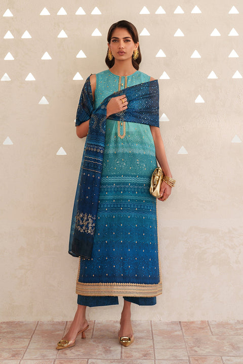 BAROQUE - Luxury Lawn 3 Piece Unstitched - UF-4400