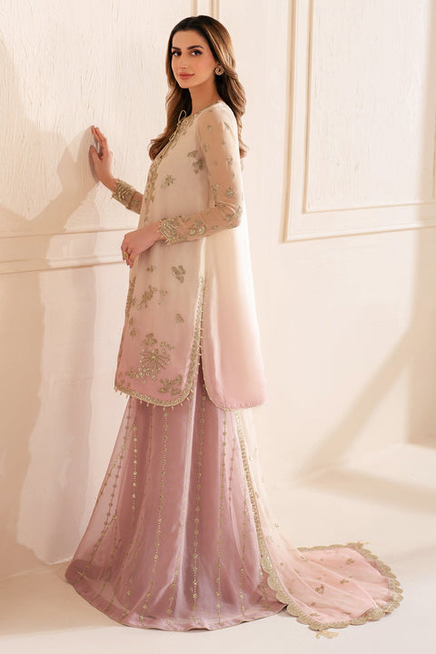 JAZMIN - 3PC CHIFFON EMBROIDERED WITH EMBROIDERED DUPATTA - UC-3067