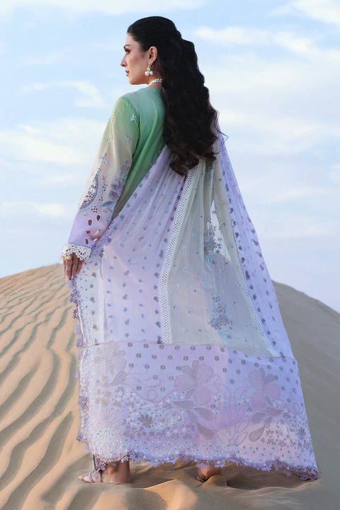 Nureh - Amaris Emelfie NE-228 - Luxury Lawn Embroidered Unstitched 3 Piece