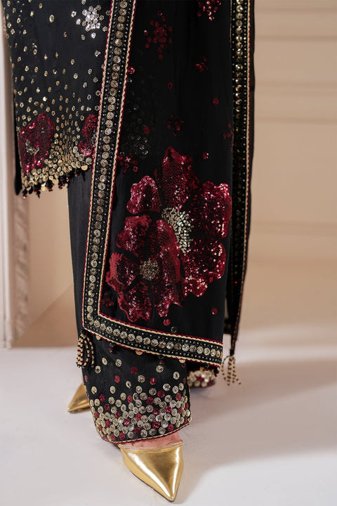 JAZMIN - 3PC CHIFFON EMBROIDERED WITH EMBROIDERED DUPATTA -UC-3070