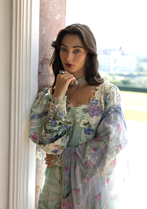 ELAF - 3 Piece Unstitched Embroidered Lawn Suit ESA-6B