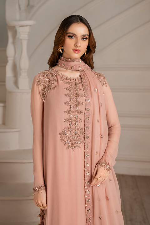 IZNIK 3pc Unstitched EMBROIDERED CHIFFON UE-479