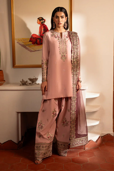 Aneelas Luxury Lawn 3 Piece Unstitched -Lilac Serenity