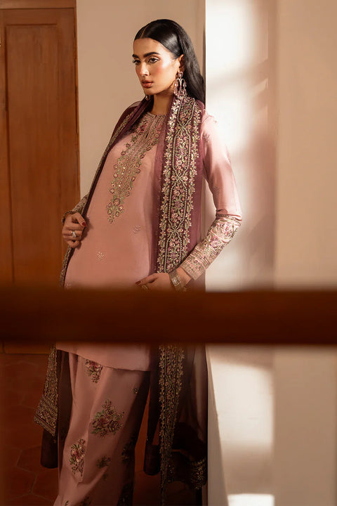 Aneelas Luxury Lawn 3 Piece Unstitched -Lilac Serenity