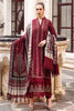 MARIA B - 3PC DHANAK EMBROIDERED SHIRT WITH DHANAK DUPATTA AND TROUSER- Kpr 1482