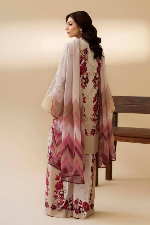 ADAN LIBAS- Luxury Lawn Embroidered 3 Piece Unstitched - AMALTAS 1603