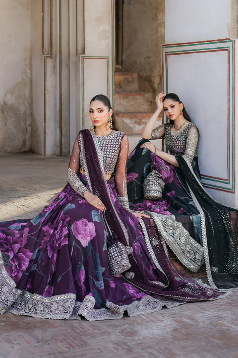 Iznik Luxury Chiffon Embroidered Collection Unstitched UE-321