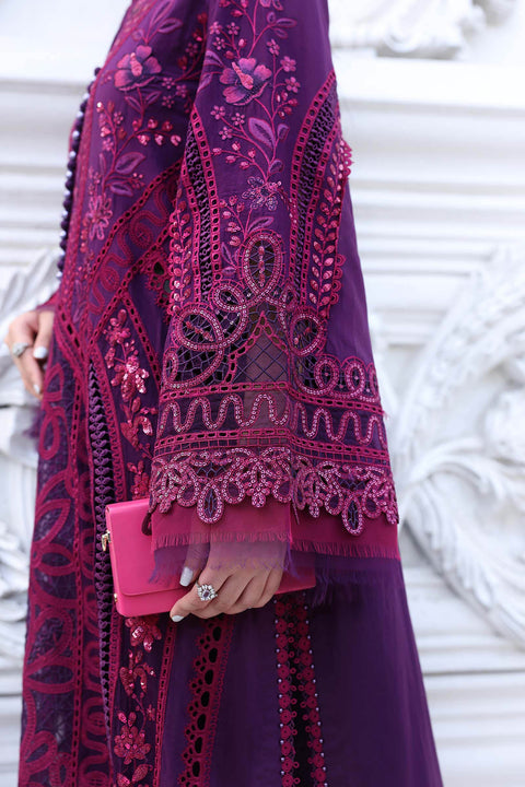 Maria B - 3 Piece Unstitched Embroidered Lawn Suit - EL-26-14