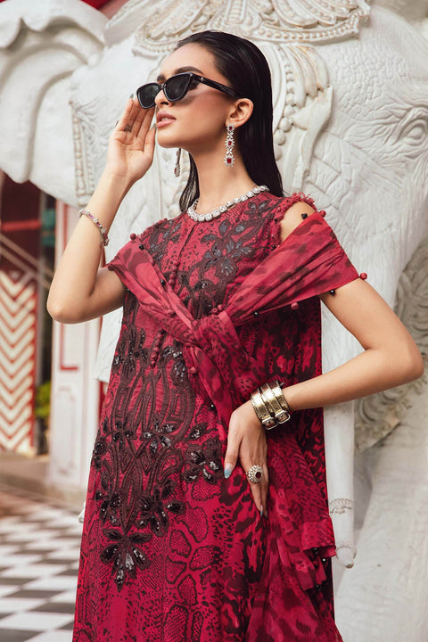 MARIA B - 3 Piece Embroidered Khaddar MPT-2702-A