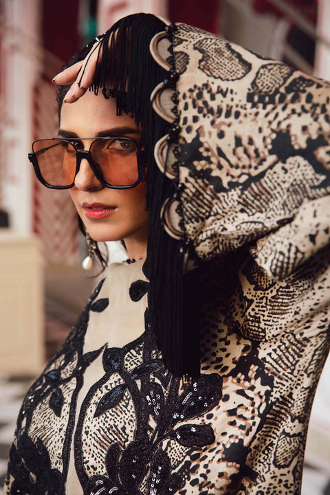 MARIA B - 3 Piece Embroidered Khaddar MPT-2702-B