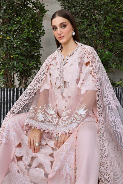Maria b - 33 Piece Unstitched Embroidered Lawn Suit - EL-26-02
