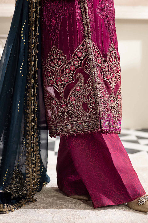 Maria B - 3 Piece Embroidered Chiffon Suit | MCS-25-102