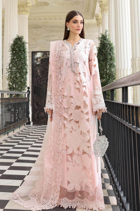 Maria b - 33 Piece Unstitched Embroidered Lawn Suit - EL-26-02