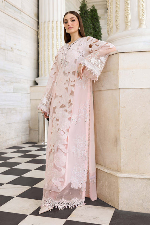 Maria b - 33 Piece Unstitched Embroidered Lawn Suit - EL-26-02